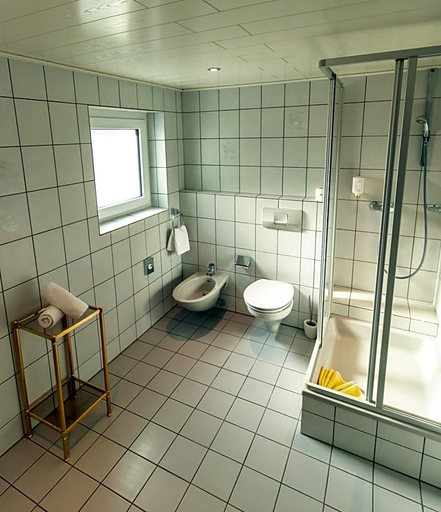 Bathroom 5, Landhotel Kuhler Grund, Bergstraße