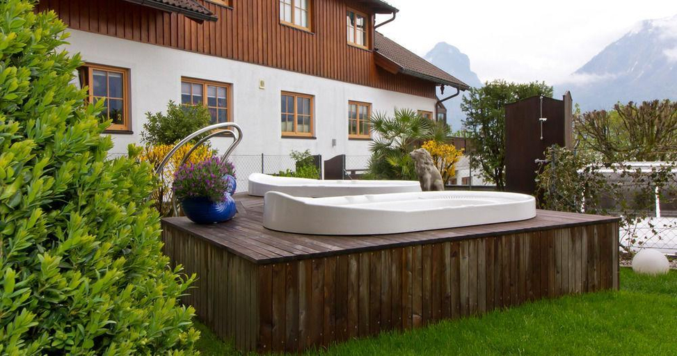Bathroom 1, Seeböckenhotel Zum Weißen Hirschen, Gmunden