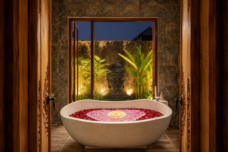 Bathroom 4, Genie Private Villa by Travellink Bali, Gianyar