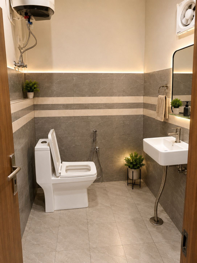 Bathroom 4, Hotel Kaushal, Ghaziabad