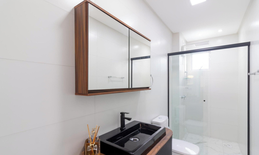 Bathroom 3, Apt w/ BBQ 550m From the Beach Gev1701, Itapema