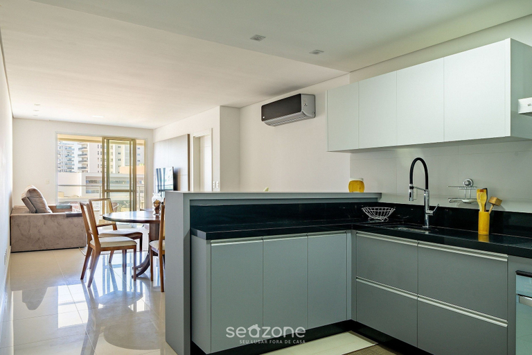 Private kitchen 4, Charming apt w/ Balcony 150m From the Beach Abc0403, Itajaí