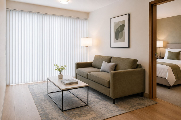 Living area, Rivenhall Suites, Toronto