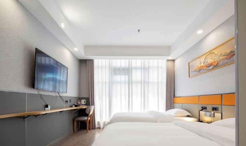 Bedroom 3, Chuangdian Jingzhixuan Hotel (Guangming Road), Bozhou