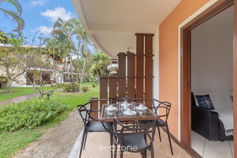 Outdoor dining, Comfortable Apartment Beachfront Condo Jso0007, Porto Seguro