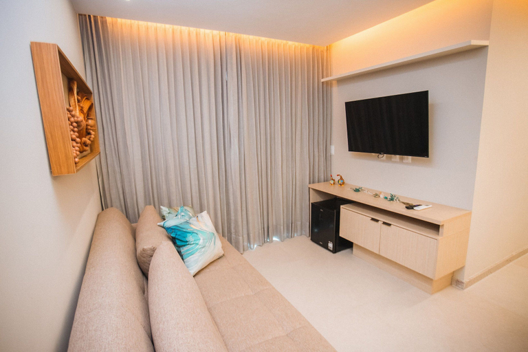 Living area 2, Brisa em Muro Alto - Flat na Praia, Ipojuca