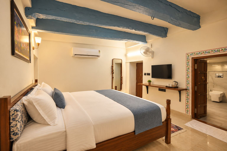 Bedroom 2, Amoraya — A Lake View Heritage Haveli (Old City Udaipur), Udaipur