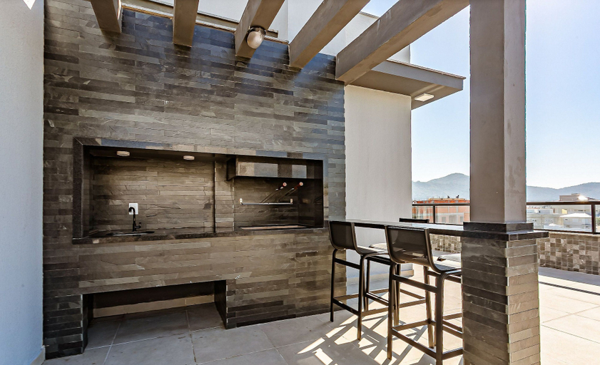 Terrace/patio, Modern Studio w/ Family in English Sti105, Florianopolis