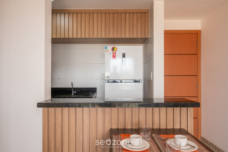 Dining, Beautiful apt in Building w Pool Guarajuba Aga0203, Camaçari