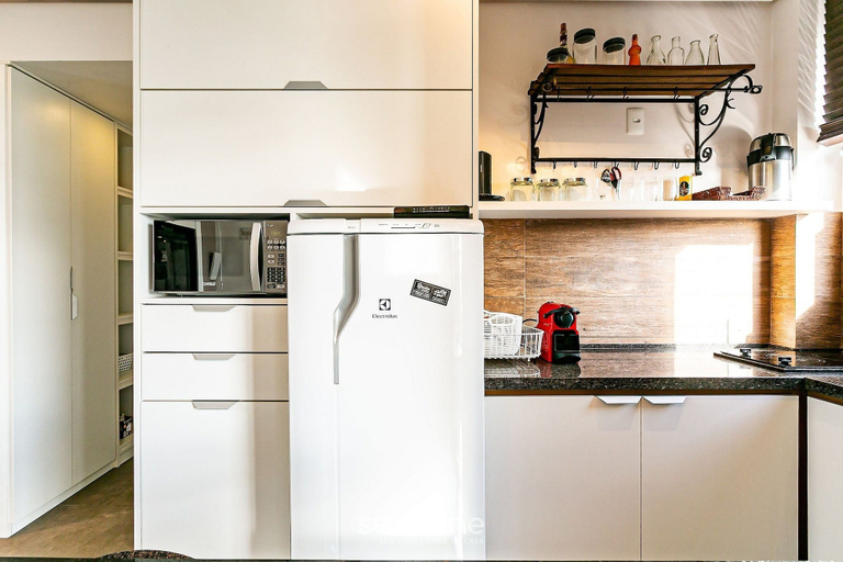 Private kitchen, Apartment on the Sand in Jurere Jbm202, Florianopolis