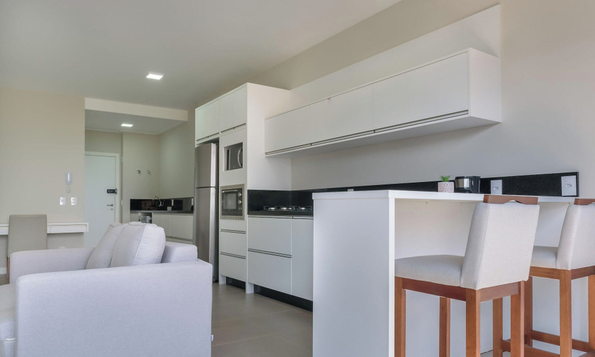 Private kitchen 4, Charming Studio With Sea View in Downtown Tvt1008, Florianopolis