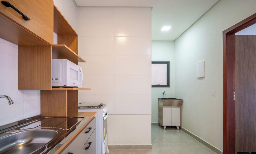 Private kitchen 3, Apt w/ BBQ & Balcony in Ingleses Sjs0009, Florianopolis