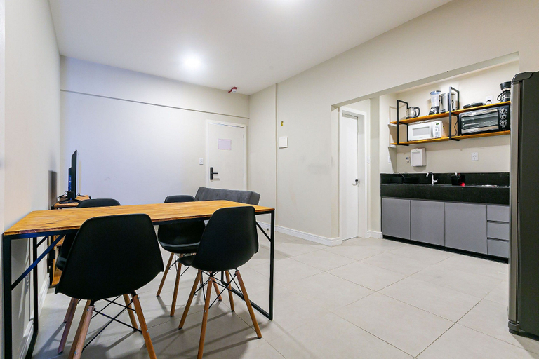 Dining, Beautiful Loft, Center w/ sea View, Floripa Vlr802, Florianopolis