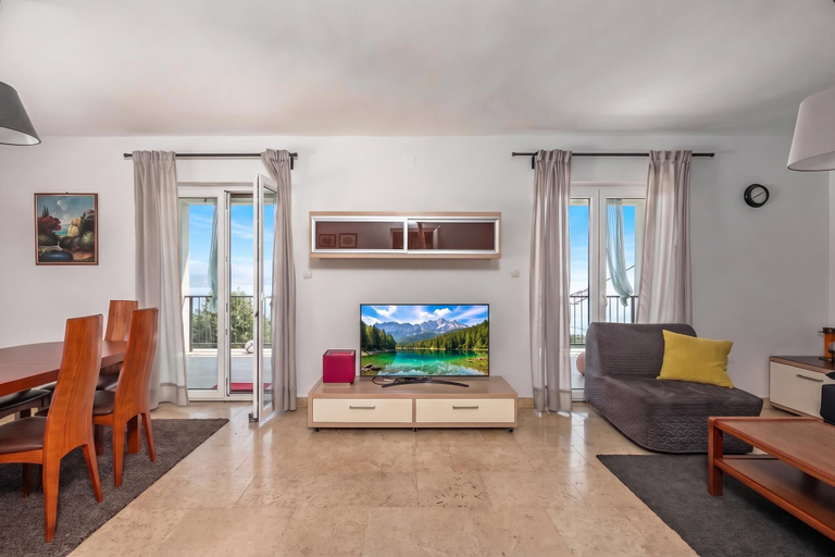 Living room, Panoramic Holiday Home Kvarner: Pool & Sea View, Opatija/Veprinac