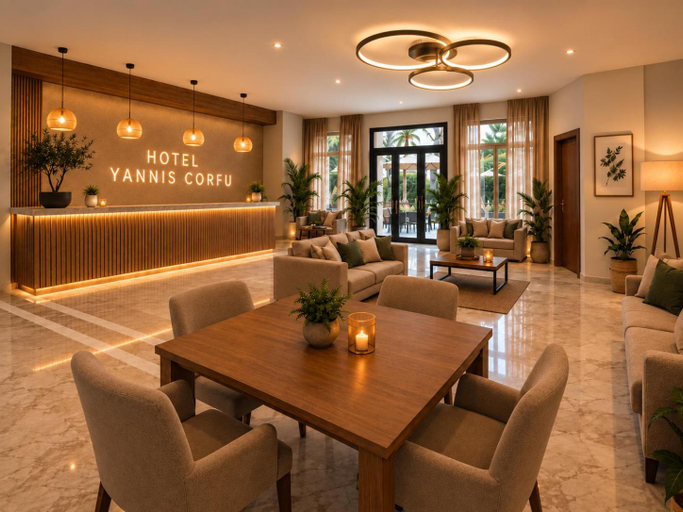 Public Area, Hotel Yannis-Corfu, Ionian Islands