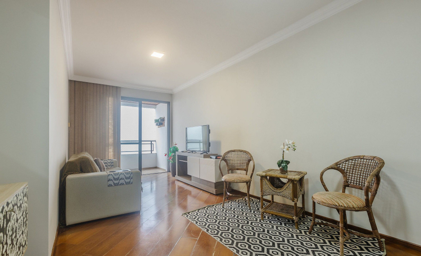 Living area, Aprt in Front of Pracagov. Celso Ramos Mdi1101, Florianopolis