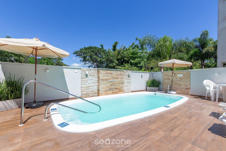 Pool 5, Moderno Apto c/ Piscina em Canasvieiras RCP202, Florianopolis