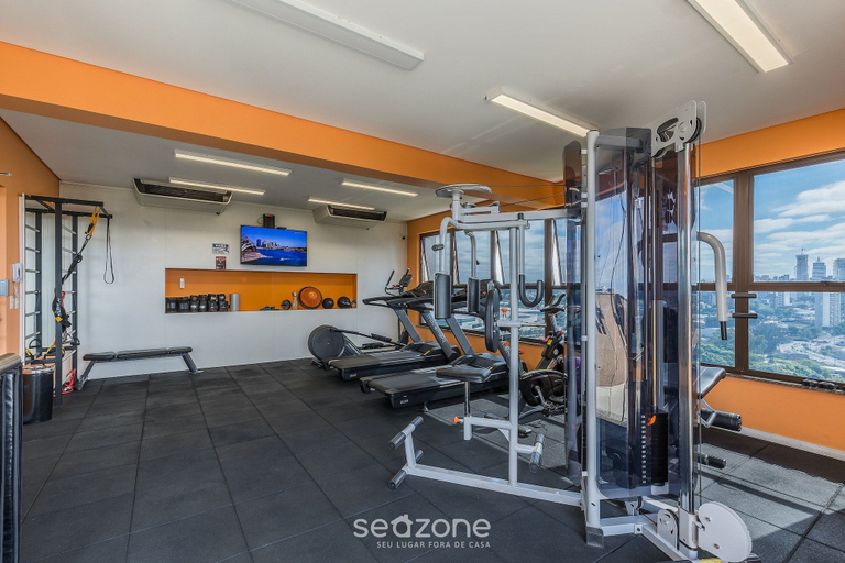 Fitness facility 2, Studio in Condominium w/ Gym and Laundry Eco0304, Curitiba