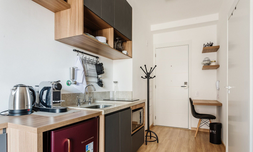 Private kitchen, Modern Studio Near USP - Hmo0410, São Paulo