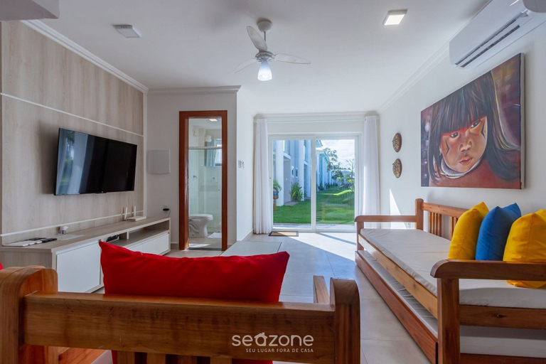 Living area, House in Condo With Pool Near the Beach Mgi025, Porto Seguro