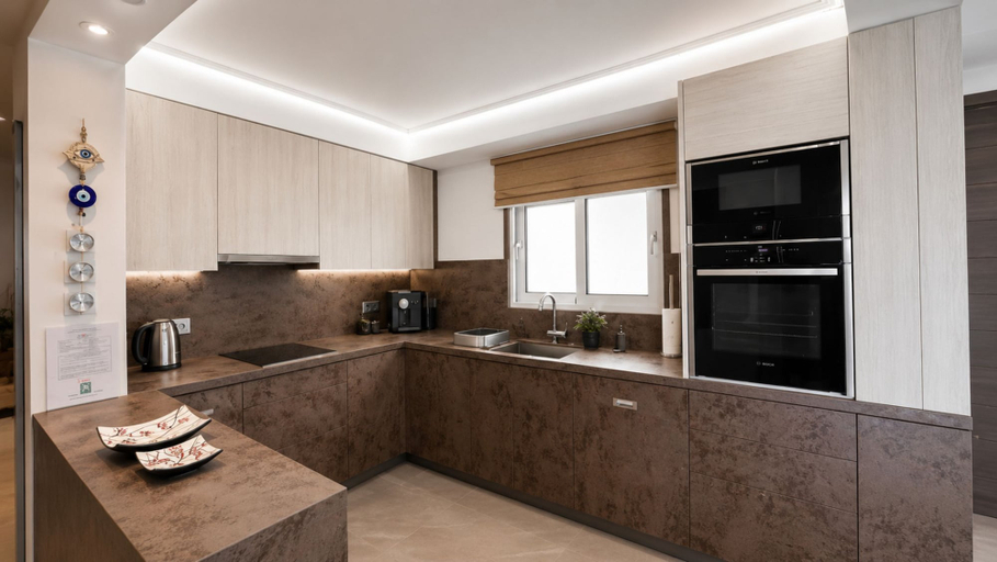 Private kitchen 5, Trident Luxury Beach Apt by TrulyCyprus
