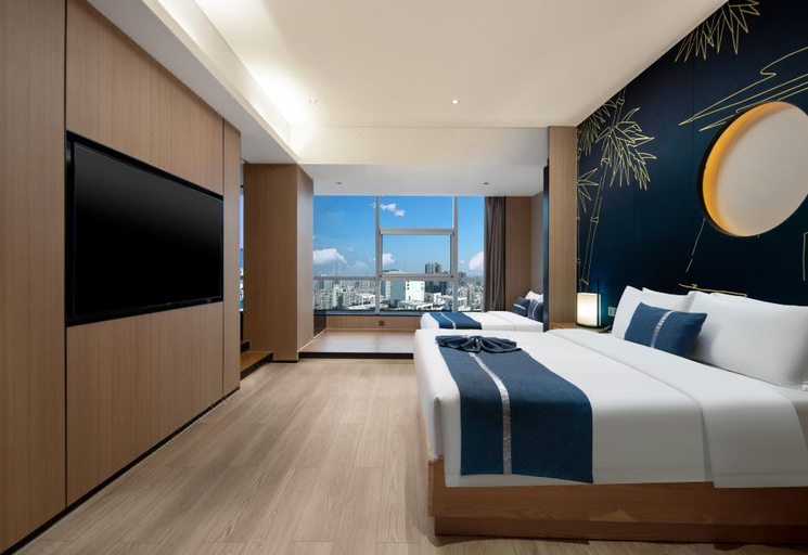 Bedroom 3, Ramada by Wyndham Changsha Downtown, Changsha