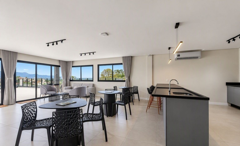 Interior 3, Studio in Center of Rosa, Rooftop w/ Pool Rso0012, Imbituba