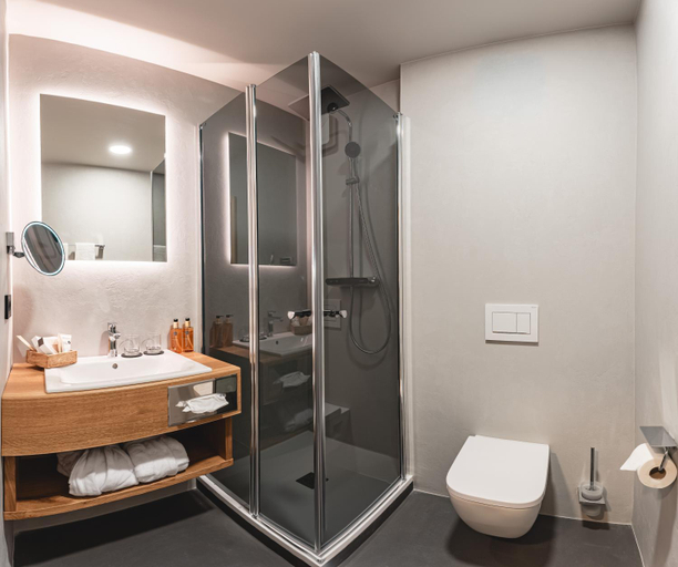 Bathroom, Hotel Fichtelberghaus - ganz oben im Erzgebirge, Erzgebirgskreis