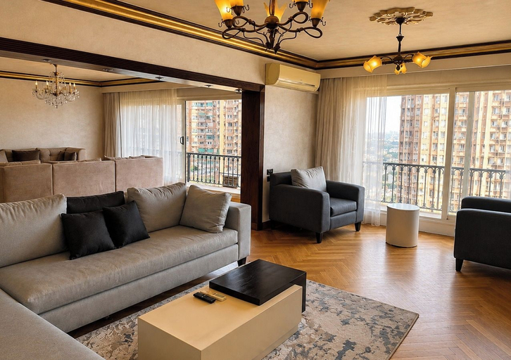 Living area 4, Nile Apartment by Spacey, Giza