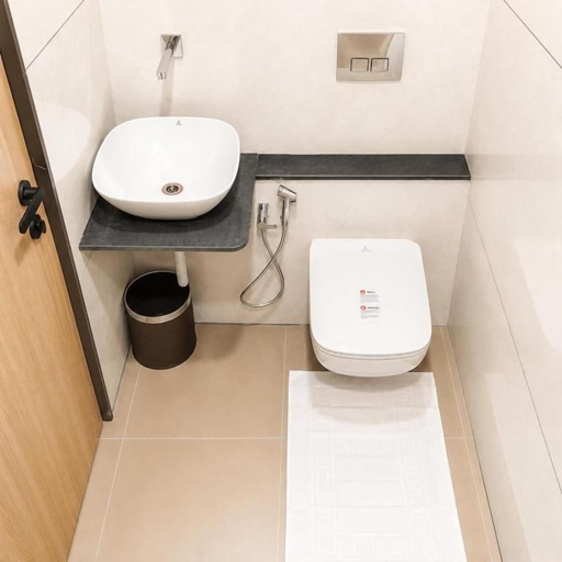 Bathroom 2, Hotel Mangla Inn, Devbhumi Dwarka