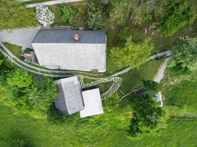 Aerial view 3, Holiday Homes Pr Pelaku with Sauna, Tolmin