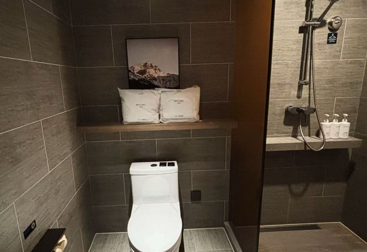 Bathroom 3, Atour Hotel Ji'nan East Jingshi Road Sunac, Jinan