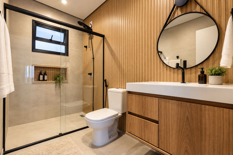 Bathroom, CABANA MARAÊ, Campo Limpo Paulista