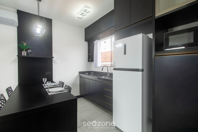 Private kitchen, Apt 1 Bedroom 220 m From the Beach Cdk0011, Porto Seguro