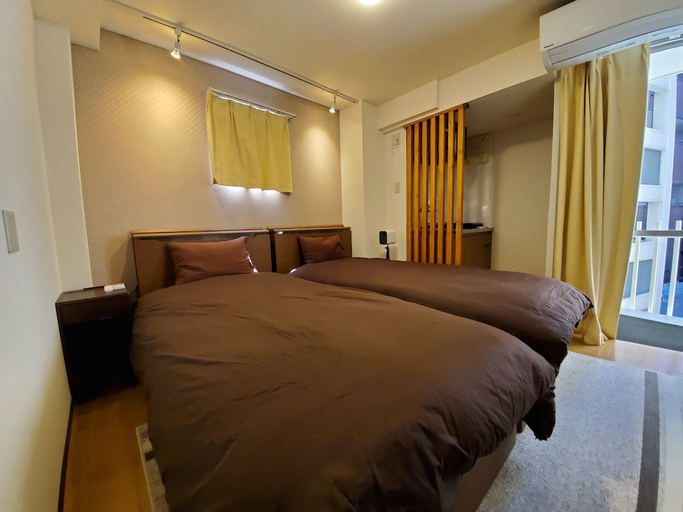 Bedroom, Sakuranomiya Hotel-Self Service, Osaka