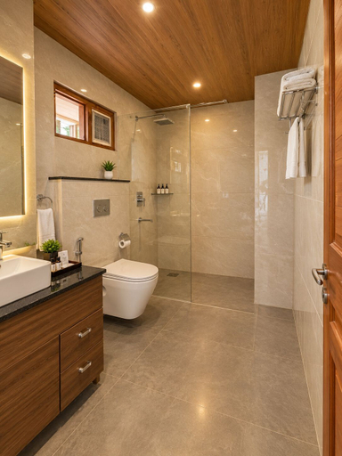 Bathroom 3, Sunshine By Nature Crest Kasol, Kullu