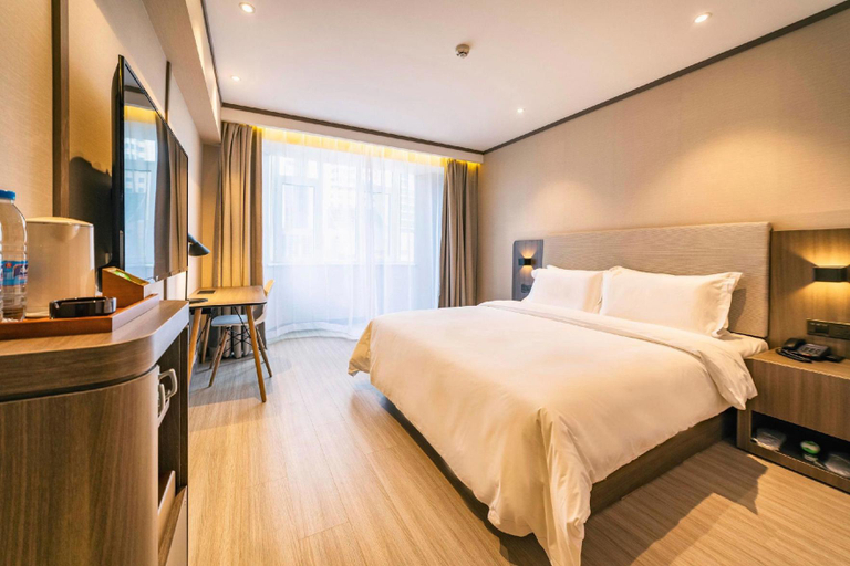 Bedroom 2, Hanting Hotel Rizhao West Station Yingbin Road, Rizhao
