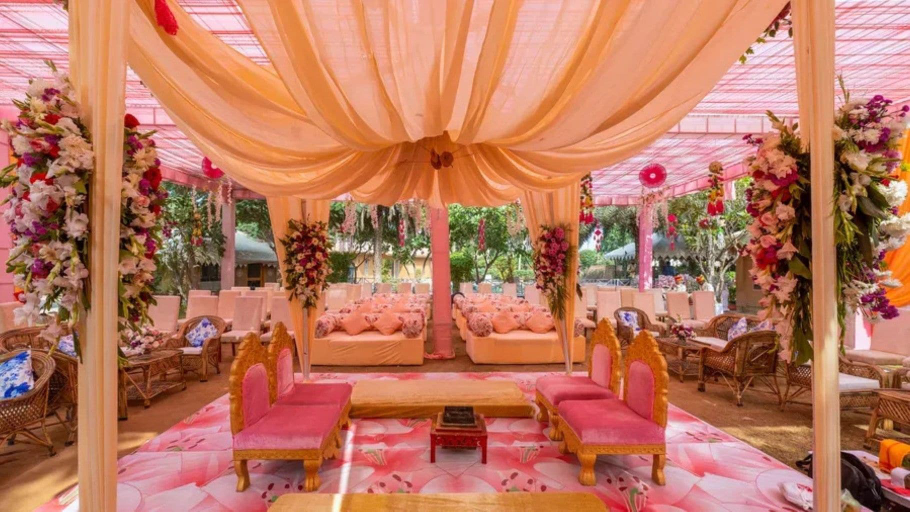 Outdoor banquet area 4, Hotel Garh Govind Jodhpur, Jodhpur