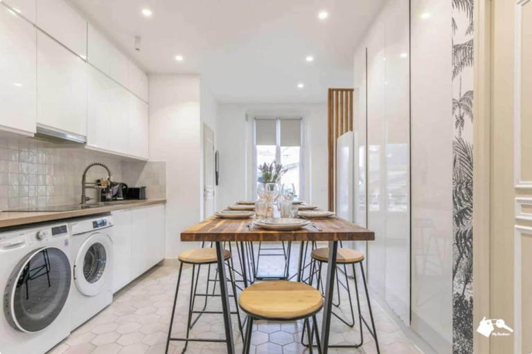Private kitchen 5, 3bdr/8p Flat- Villemomble- 20min From Paris by RER, Seine-Saint-Denis