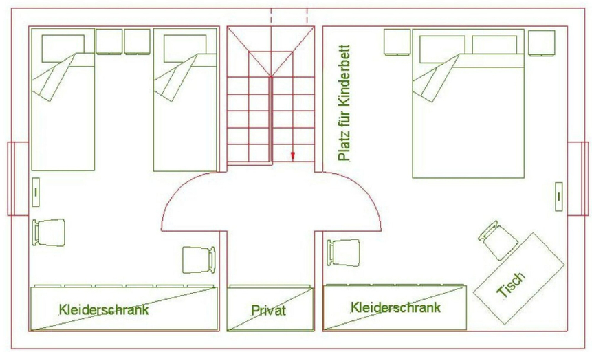 Floor plan 5, Holiday Home in Wiek With Swimming Pool, Vorpommern-Rügen