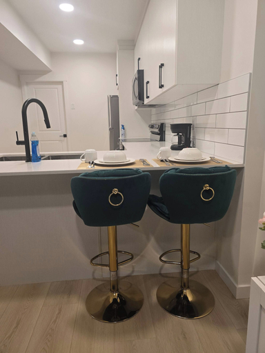 Private kitchen, Reignare Suites 1-bed Basement in SW Edmonton, Division No. 11