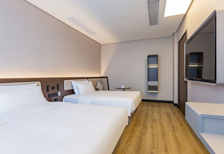 Bedroom 2, Hanting Hotel Xiantao Qiangou Gymnasium, Xiantao
