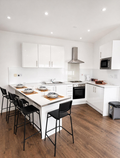 Private kitchen 3, Two Bedroom two Bathroom at Croydon City Center, London