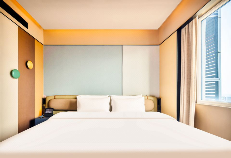Bedroom 2, Orange Hotel Yantai Railway Station Wuyue Plaza, Yantai