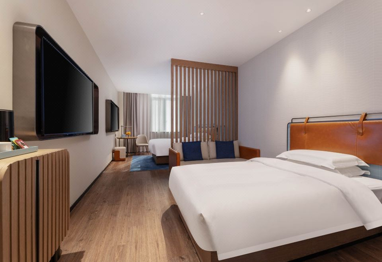 Bedroom 2, Echarm Hotel Huai'an Bochishan Park, Huai'an