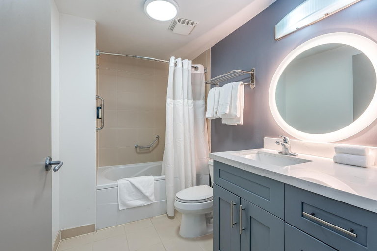 Bathroom 5, Stylish Studio at Hotel Arya King Bed, Full Kitchen + City View Balcony, Miami-Dade