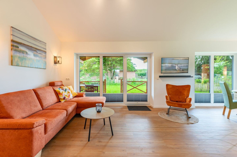 Living room 3, Ferienhaus mit Sauna in Kating, Nordfriesland