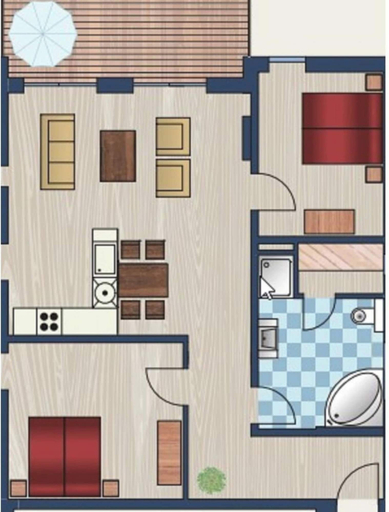 Floor plan 3, 49.2.n North Berth, Friesland