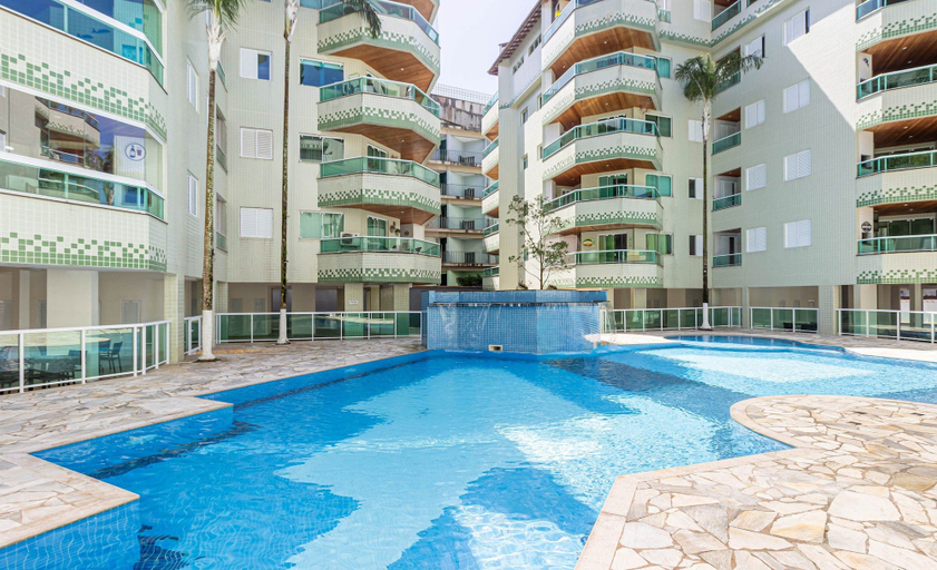 Pool, Apart w Barbecue Grill 180m From the Beach Cgb0035, Ubatuba