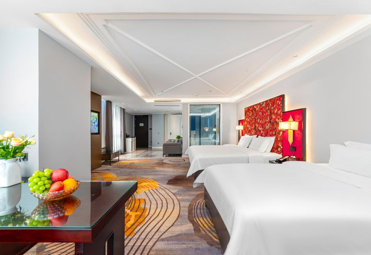 Bedroom 2, Jinjiang Metropolo Hotel Xintai Diamond Building, Tai'an